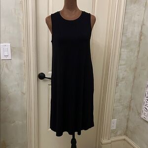Time and Tru Black Sleeveless Dress